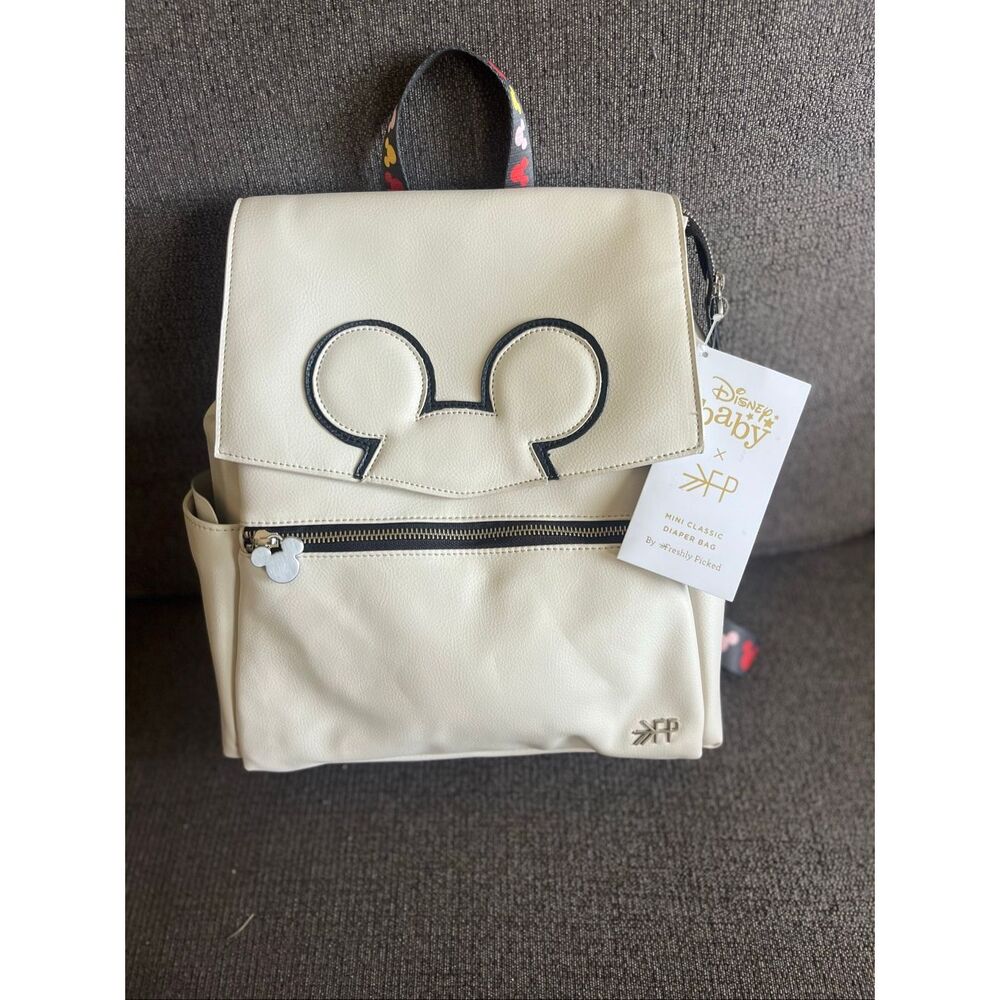 NWT Freshly Picked x Disney Baby Mickey Mania Classic Mini II Diaper Bag Backpac